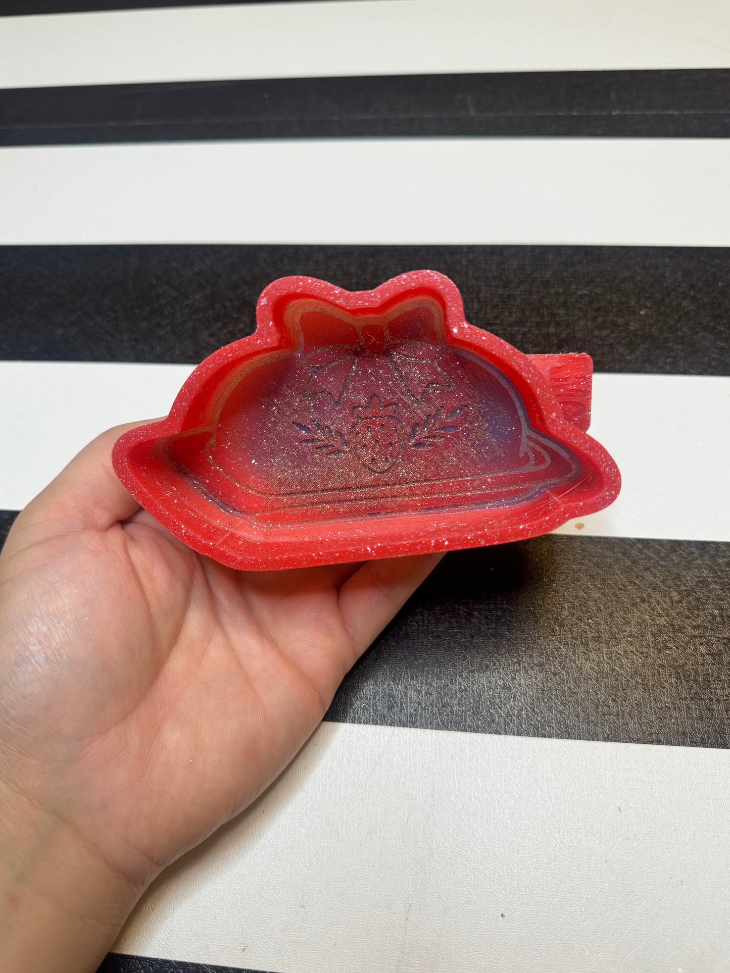 Strawberry Butter Dish - Raemade