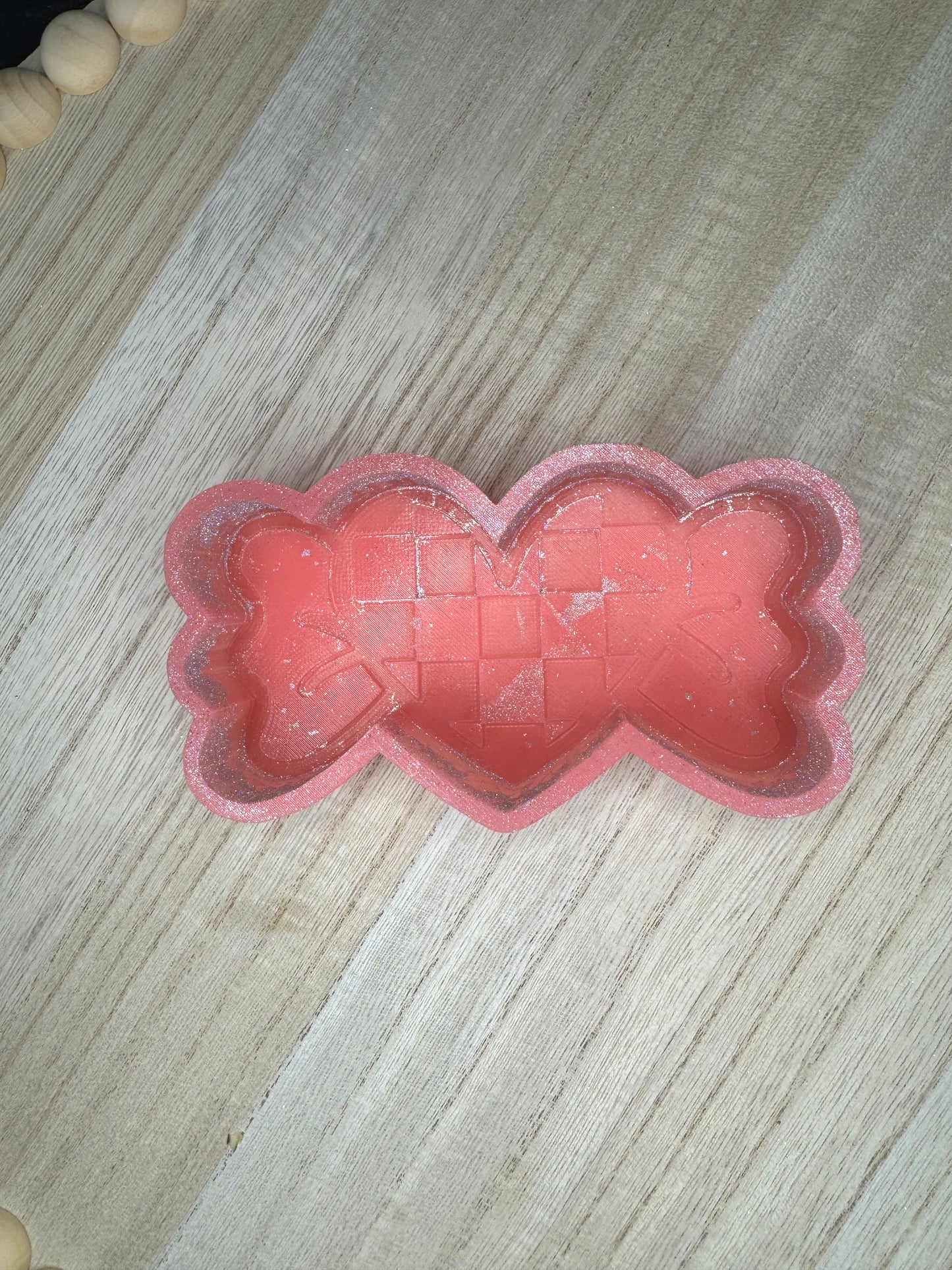 Checkered Heart Candy - ABC