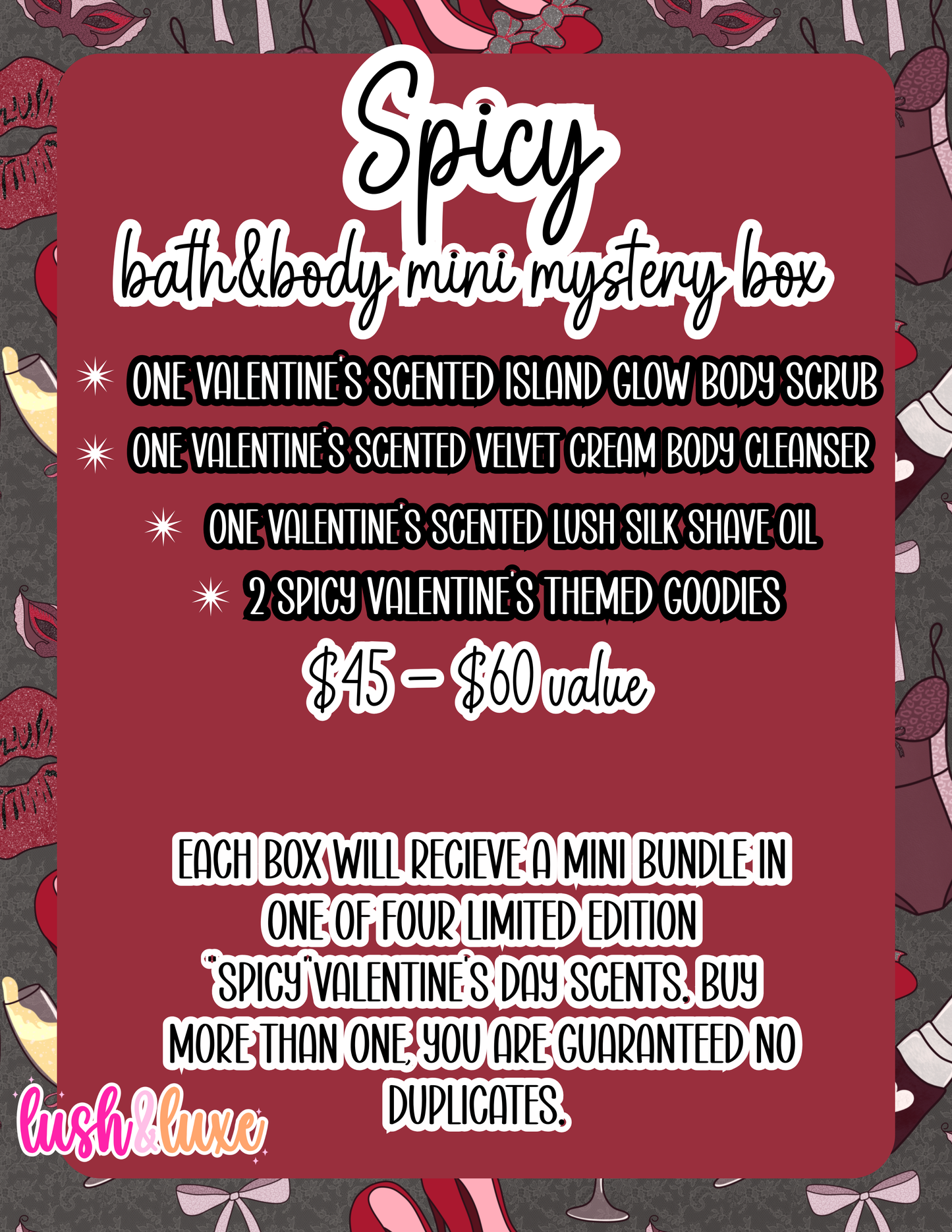 ✨Spicy✨ Bath&Body Mini Mystery Box